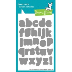 Lawn Fawn Quinn's ABCs Lowercase die set